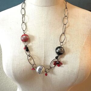 Sarsaparilla Summit and Lucky lager vintage bottle cap necklace